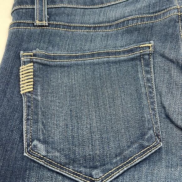 Paige Jane" Zip Women's Zip Ankle Crop Skinny Medium Wash Denim Jeans Size 26 - Picture 15 of 16
